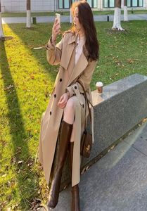 Women039s Trench Coats Autumn Fashion Coat Para Mulheres Capes vindbrytare för kvinnor Ytterkläder Kvinnliga överrockar Cardigan9984086