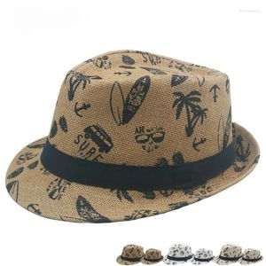 Berets Summer Print Cartoon Stat