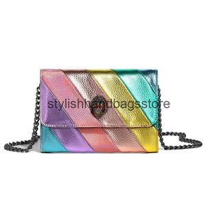 Cross Body Kurt Geiger Luxury Brand Designer Shoulder Bag Fashion Colorful Crossbody Advanced Material Splice Retro Womens Bag Clutch Bag H240527