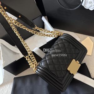 المصمم كلاسيكي الماس مبطن لو بوي رفرف كيس الغنم من جلد الكتف كتف كروس أكياس Sier/Gold Hardware Chain Bag Women Women Square Handbags Forevious Sacoche Pounds 2024