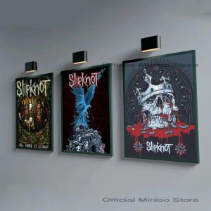 1pc тяжелый рок S-Slipknot Band Плакат Самоадлеящий художественная водонепроницаем