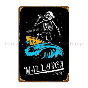 Mallorca Surfers Metal Sign Designer Create Create CinemaカスタマイズTin Signポスター