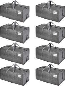Storage Boxes Bins VENO 8-pack heavy-duty oversized mobile bag W/backpack with sturdy handle and zipper for space saving storage bag S2452702