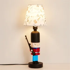 Table Lamps Creative Inverness Soldiers Lamp For Living Room Cartoon Children Bedroom Home Deco Kids Study Desk Led Light