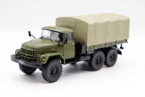 Diecast Model Cars New 1/43 Scale ZIL 131 flatbed truck military Soviet Army vehicle collection model die-cast toy car for collecting gifts S2452722