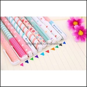 Gel Pens 20 Pcs/Lot Color Pen Kawaii Stationery Korean Flower Canetas Escolar Papelaria Gift Office Materi Jllpqa Lucky2005 Drop Del Dhipz