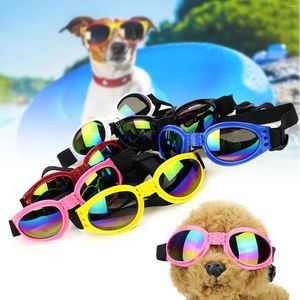 Dog Apparel Puppy UV Glasses Anti-stain Light-blocking Collapsible Eye Wear For Outdoor Activities