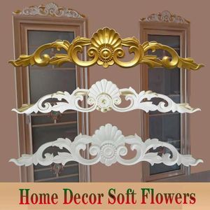 Decalcomanie naturali intangolare intangolare per mobili per mobili per le porte della parete morbida fiori di plastica non legno vintage home 240527