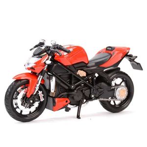 Cars Diecast Model Cars Maisto 1 18 Ducati MOD. Streetfighter S Static Die Casting Vehicle Collection Hobbies Motorcycle Model Toys d240527
