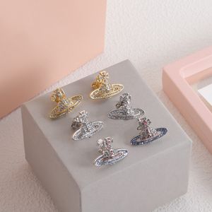 2024 Trendy New Inlaid zircon Earrings For Women Delicate Wedding Engagement Evening Party Girl Hot Sale Popular Ear Accessories Fashion Jewelry Gift
