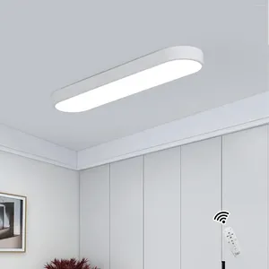 Taklampor modern LED -ljus dimbar lampa vit metall ljuskrona belysning för vardagsrum sovrum mat l60 cm