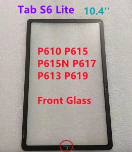 Ny 10.4 '' För Samsung Galaxy Tab S6 Lite P610 P615 P615N P617 P613 P619 Front Glass Pekskärm LCD Ytterpanel med OCA -test