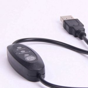USB 5V-12V kontroler temperatury termostat 3-biegowy regulowany 24 W