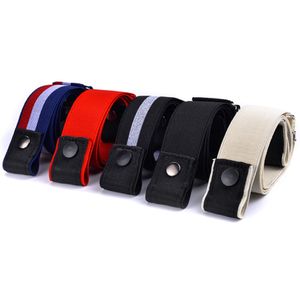 Fashion designer belts men belt women belt Elastic without buckle belts adjustable colors strap 256a