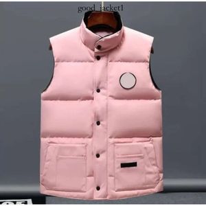 Goose Jacket Mens Down Jacket Designer Puffer With Fashion Sleeeveless Womens Coats Famous Personality Casual Tops Outwear Badges Zipper Warm Clothes Canada 493