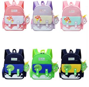 Children Cartoon Frog backpack Cute Anti-lost Backpack Kindergarten Schoolbag Waterproof Kids Book bags Boys Girls Animal Bag