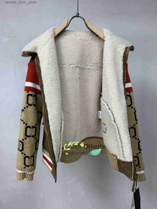 Men's Down Parkas 5A designer down jacket Womens parka winter jacket fur integration white down filling splicing wool knitted fabric warm mens coat Q240527