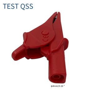 QSSヘビーデューティーワニクリップは、電気テスト用の4mmバナナジャックソケットを備えた完全断熱セーフワニクリップQ.60073