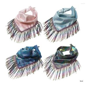 Chains Eye Catching Bandanas Scarf Display Your Party Look With Shimmering Rhinestones
