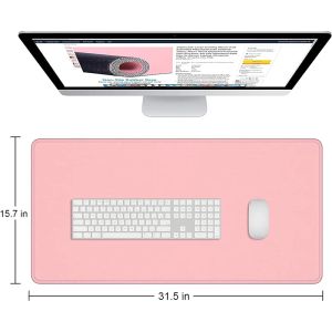 Komputerowe laptop myszy biuro Kobiety duże różowe minimalistyczne matę biurka dziewczęta xxl 3 mm gaming guma gumowa dno bez poślizgu