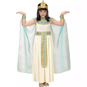 Garotas egípcias Rainha Cleopatra Halloween Traje para meninas AGHC-011