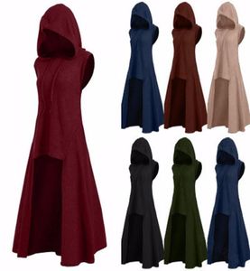 5XL European and American Women039s Cape plus size dress hooded casual loose elastic solid color coat9461150
