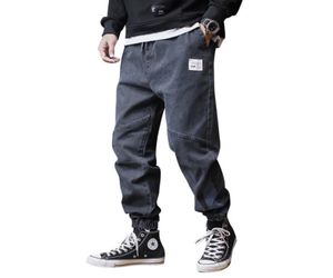 Dżinsy w dużych rozmiarach luźne joggers streetwear harem jean cargo spodnie dżinsowe długość spodni 7895410