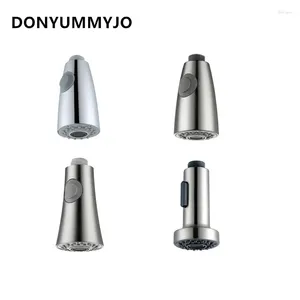 Kitchen Faucets 1pc Faucet Accessories ABS Brushed Nickel Chrome Silver Sink Pull Down Dual Spray Spout Shower Head