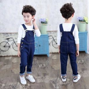 Overalls Rompers Denim Overalls for Teenagers Spring Jeans Dungaraes Girls Pocket Jumpsuit Lace Mens Pants 4 years old 5 7 9 11 years old 13 years old WX5.26
