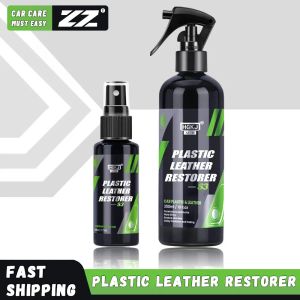 HGKJ S3 Auto Innenräume Flüssige Leder Plastik Renovator Erfrischende Restaurator -Schaumstoffreiniger -Spray -Renovierungspaste für Auto