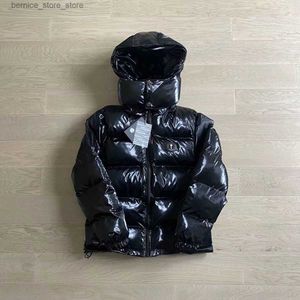 Męskie Down Parkas Designer Mężczyźni i kobiety Trapstar Jackets London Coat Winterjacke Hafted Down Jacket Q240527