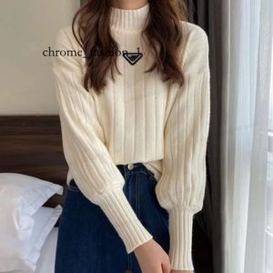 Parda Sweater Женщины с толчкой шейки с длинным рукавом с длинным рукава