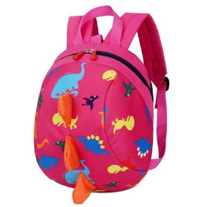 Anti-Lost Backpack Cartoon Dinosaur Backpack Kindergarten Kids Anti Livro Livro de ombros para meninos