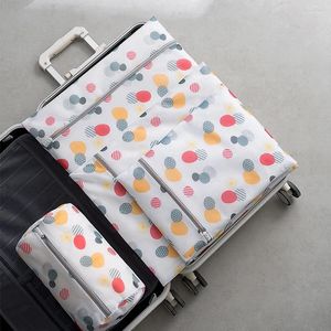 Tvättpåsar 6 Storlek Fin Mesh Bag Förtjockade kläder BH underkläder tvättmaskin Net Pouch Travel Wash
