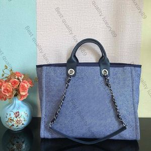 19A Designer Beach Bag Tote Latest Denim shopping bag Classic New color scheme Any details on the edition material Fashion Multi-functional Mommy bag