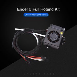 3D Yazıcı Aksesuarları Ender3 /V2 CR10 ENDER5 EXTRUDER5 3D YAZICI 4010 FAN'lı Tam Hotend Kiti Hotend Ender 3 için 0.4mm Nozul