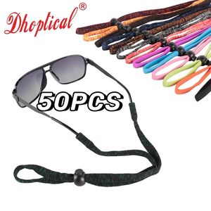 Fashion 50 PCS Eyeglasse Sports Cord Красочная игра и бег. Избегайте очков Slip Солнцезащитные очки Dhoptical C088 240527