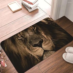 Ковры коврики Lion Tigers Животные рисунки вход в коврики 40x60 см для спальни гостиной Добро пожаловать коврик против мягкого фланелевого ковров
