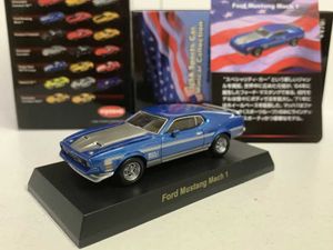Cars Diecast Model Cars KYOSHO 1/64 Ford Mustang Mach 1 LM F1 Racing Series Die Cast Alloy Car Decoration Model Toy d240527