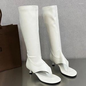 Stivali sandali allunga le infradito da donna ginocchiere con tacchi alti moderni stivaletti da bootie da booties per calzature da donna scarpe da donna