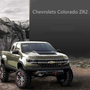 DIECAST Model samochodów 1/32 Colorado ZR2 ZR2 Pickup Truck Model Die Cast Metal Toy Model pojazdu terenowy Symulowany dźwięk Light Children Prezent T240524