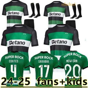 24 25 Maglie da calcio Speciale Jovane Ronaldo Sarabia Vietto Acuna 2024 2025 Maillot Jersey Club de Home Football Shirt Blue Men Kid Kit Kit