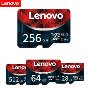 Оригинал Lenovo 1TB Micro SD Card Card Card Card TF/SD Card 128GB 256GB 512GB MINI CARM CARD10 для камеры/телефона 2023 Новый