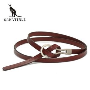 2017 Nuovo designer Ladies Belts Women's Cint's Cow Guid