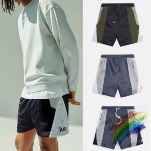 Patchwork Mesh Shorts Men Women Best-Quality Zipper Pockets Shorts Breathable Breeches 278M