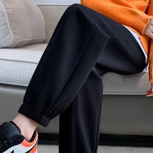 Kadın Pantolon Seyahat Fitness Pantolon Ayarlanabilir Drawstring Bel Cepleri ile Konforlu Karasarlar İçin Geniş Bacaklar