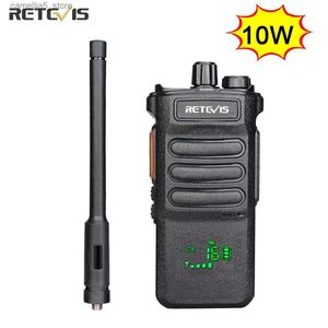 Toy walkie talkies 10w recevis walkie talkie a lungo raggio rt86 walkie-talkies 1/2 pezzi Radio a due vie potenti comunicatore radio portatile per la caccia Q240527