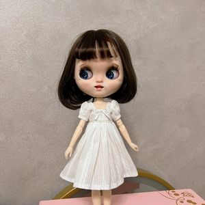 blythe doll clothes casual dress multi-color handmade Dress for Blythe doll 28-30 cm OB22 OB24 AZONE accessories 240515