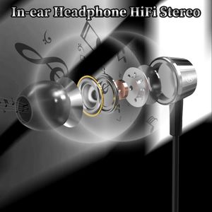 Słuchawki słuchawki Happyaudio W1 USB C PRZEWODNE Słuchawki Wysoka wierność stereo szumu Słuchawki Metalowe słuchawki z mikrofonem słuchawki