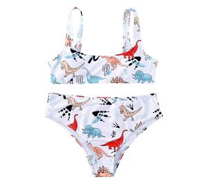 Swimwear Women 2020 Fashion New Animal Print Split Sexy Swimwear Europe and America Bikini Selling Whole Size SL8921312